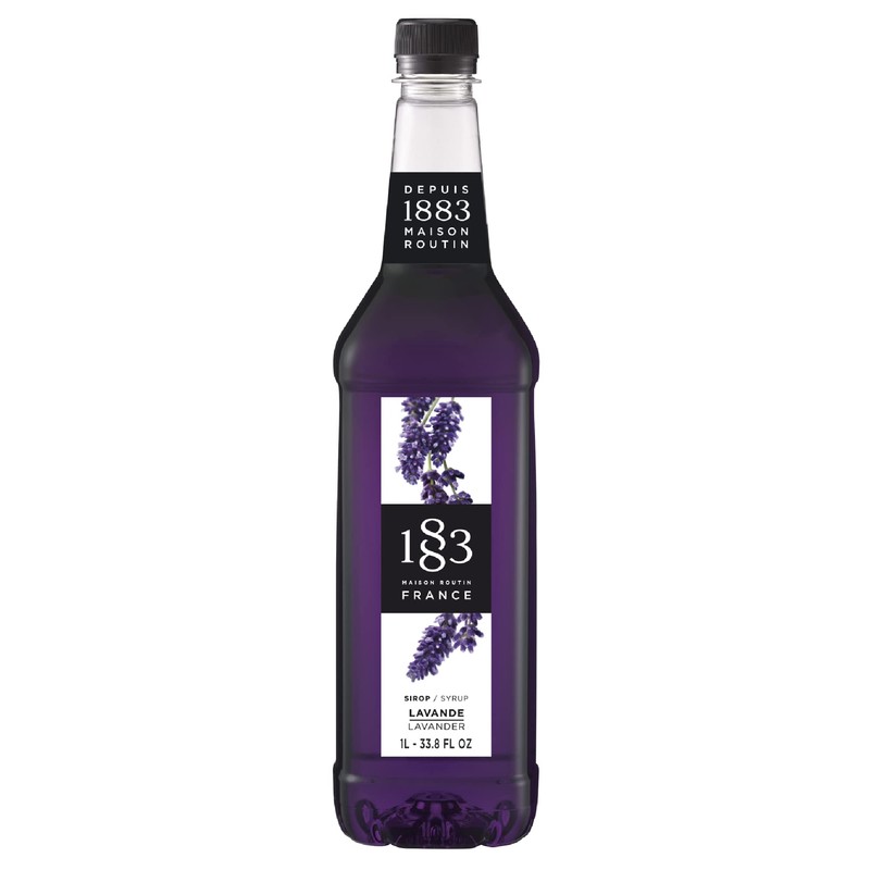 1883 Lavender Syrup for Drinks, Made in France, 1 Liter