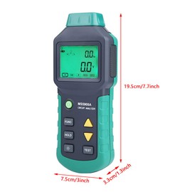 Jeanoko LCD Circuit Analyzer, AC100-240V RMS Circuit Analyzer Tester MS5908A/MS5908C LCD Circuit Analyzer, Voltage GFCI RCD Fault Tester (MS5908A US Plug)
