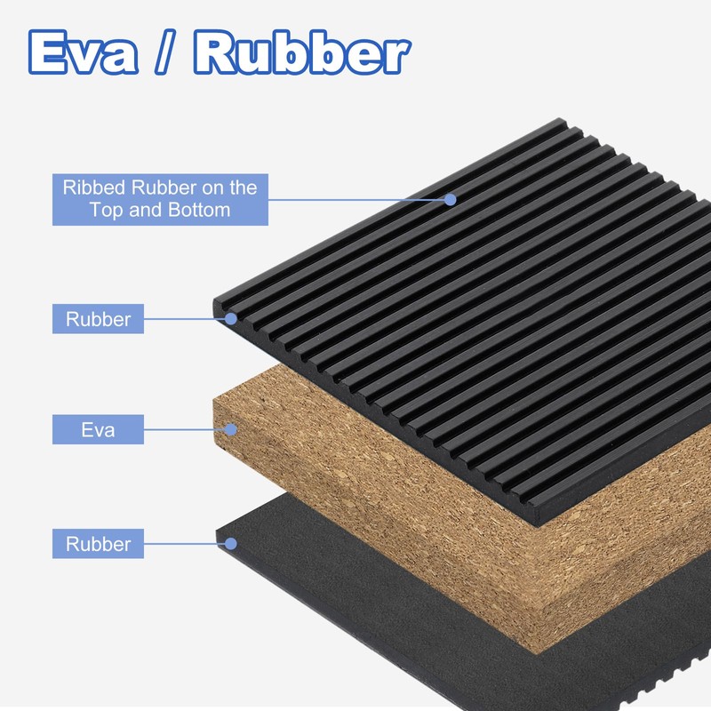 sourcing map 8pcs Anti Vibration Pads for Washing Machine, 2''