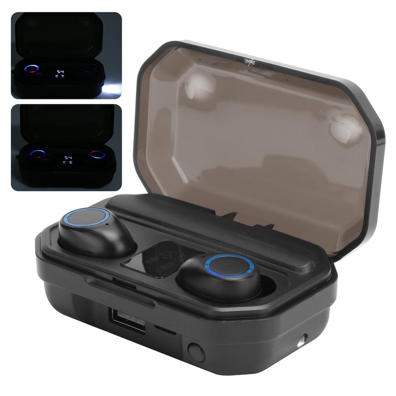 M12 InEar Bluetooth 5.0 Earphone Digital Display True Wireless Headphone