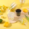 AimFun 50 Pcs Lemon Plastic Cups Summer 12 oz Party