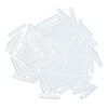 sourcing map 100pcs Rubber End Caps 2mm ID Vinyl PVC