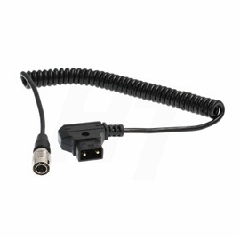 HangTon Power Cable for Zoom F8 Sound Devices MixPre-10T 688 502 Zaxcom Audio Recorder Mixer, D-tap Hirose 4 Pin Spiral