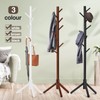WANGMUXIA 2 PCS Coat Rack, Freestanding Coat Rack with 8