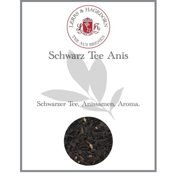 Lerbs & Hagedorn, Schwarz Tee Anis | 250g (Ca. 20