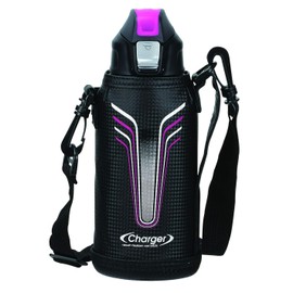 Charger Neo HB-5249 Pearl Metal Direct Bottle 800, Pink & Black, Pouch Included, 0.2 Gal (0.8 L)