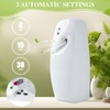 2 Pcs Automatic Air Freshener Dispenser,Wall-mounted Automatic Adjustable Fragrance Aerosol