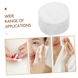 BIUDECO 200 Pcs Organic Cotton Pads Face Wipes Makeup Remover Makeup Remover Cotton Pad Makeup Cotton Rounds Face Cotton Pads Makeup Wipes Cotton Pads for Face White Sanitary Napkin Nail