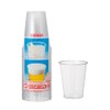 Sunup C2753ZEX Disposable Cups, Transparent, 3.1 x 3.1 x 10.0