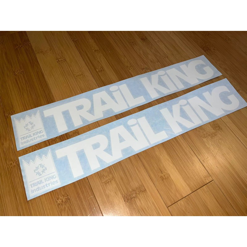 Trail King Trailers Replacement Stickers 24” (Set Of 2) White