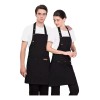 2 Pack Mandil Delantal Para Chef Anti-agua Poliéster Algodón Color