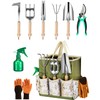 9-Piece Premium Gardening Tool Set for Women - Heavy Duty