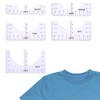DBOO 5 Pcs T-Shirt Alignment Tools Tshirt Ruler Guide T-Shirt
