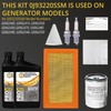 Replacement for Generac A0002074708 maintenance kit with 5W-20 Motor Oil.