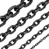 Stainless Steel Cable Rolo Link Chain Necklace 9mm 20inches Black