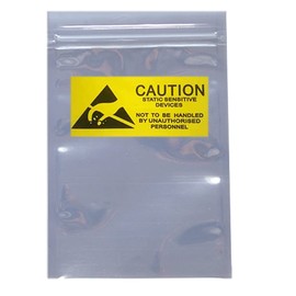 Anti Static Bags,Small Antistatic Resealable ESD Bag for Hard Drive,Solid State Drive, ESD Shielding Storage Zipper HDD Bags for Electronics Devices (50pcs 3.9x5.9in/10x15cm)