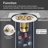 Floor Drain Core, HERKINDNESS Odour Trap Floor Drain with Rubber