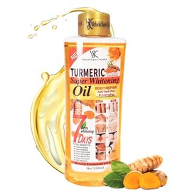 1PC 7 Aceite Corporal Turmeric Oil, Aceite Corporal Hidratante Natural，Puede aclarar la piel oscura, hidratante natural para todo tipo de piel