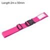 sourcing map Luggage Strap Suitcase Belt with Buckle Label, 2Mx5cm
