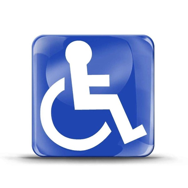 1 x 3D Waterproof 100% UV Protected Invalid Disabled Handicap