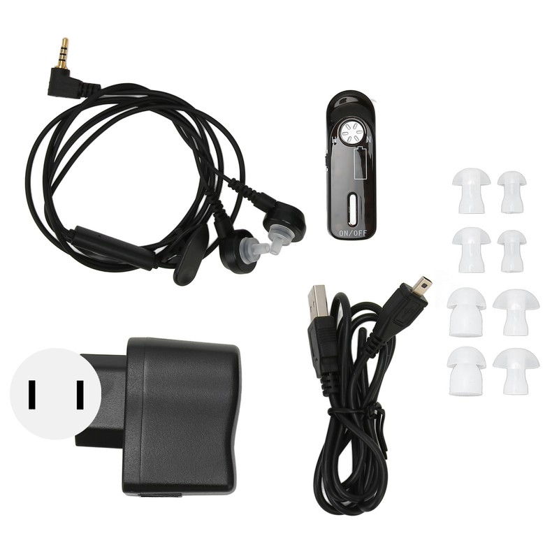 Rechargeable Sound Amplifier Noise Cancellation Clear Volume Adjustment Hearing Aid
