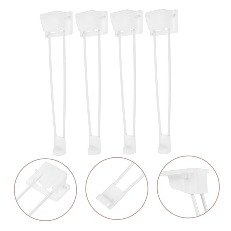 OSALADI 4pcs Iron Hairpin Table Legs for Furniture Sturdy Non-Slip