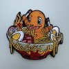 Unbranded Charmander Pokémon Ramen Bowl Embroidered Hook/Loop Morale Patch