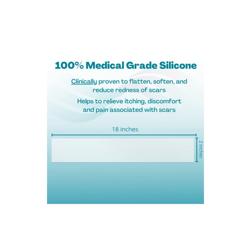 NewGel+ Advanced Silicone Professional Scar Treatment Tape for Abdomen and