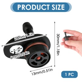 Vacuum Pump Valve Replacement Brake DS7G2A451A CM5G2A451GA 1867424 Compatible with Ford Transit Courier B-Max CB2 Focus MK2 MK3 MK6 CB8 Fiesta CCN Automotive Vacuum Pump Check Valve Repair Kit