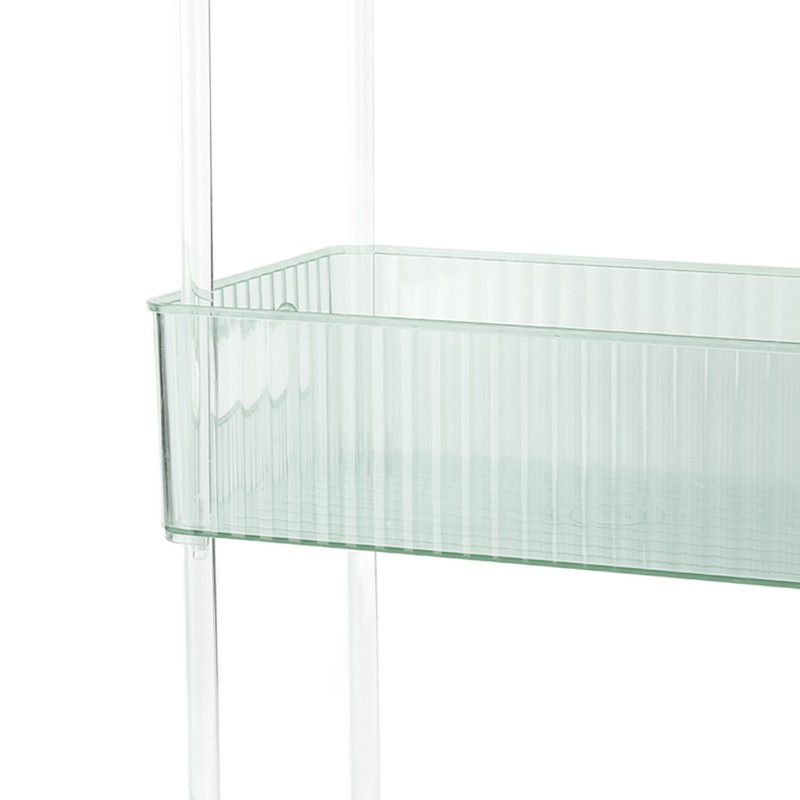 Acrylic Bathroom Storage Rack 3 Tiers Bathroom Counter Organizer Countertop