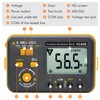 VC60B Insulation Resistance Tester,SKYCENX Megohmmeter Megaohm Meter,with 250V/500V/1000V Test Voltage