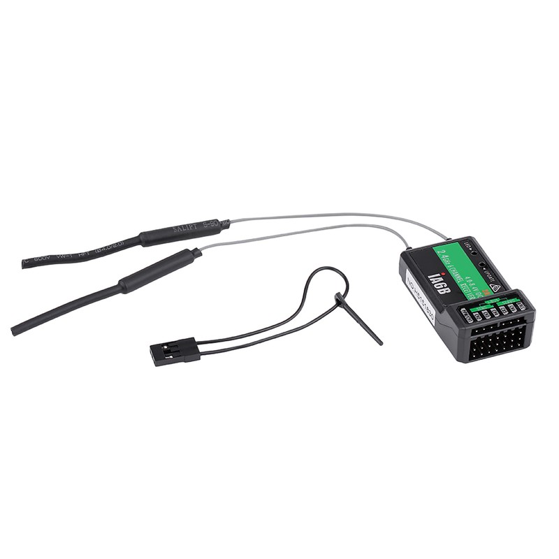 Flysky FS‑IA6B IA6B 2.4G 6CH RC Receiver PPM for FS‑I6X