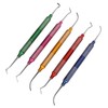 5Pcs Dental Gracey Curettes Curette Hand Scaler Universal Surgical Instrument