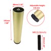 Dnyta 4Pcs 7.7 Inch Furniture Legs Gold Metal Adjustable Furniture