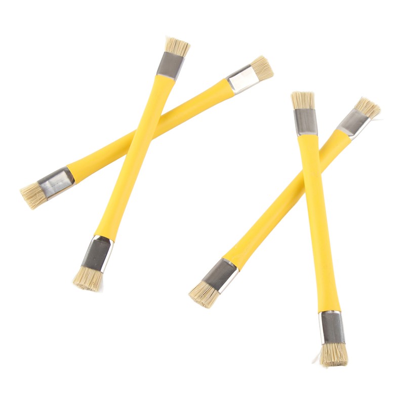 4PCS Double Heads Anti‑Static Hard Brush Mobile Phone Repairing Soldering