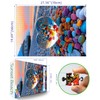 Beach Sunset Heart Jigsaw Puzzle 1000 Pieces for Adults Colorful