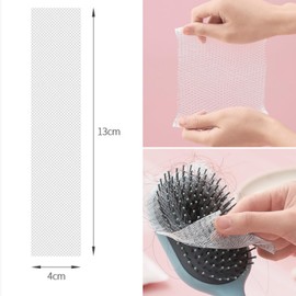 Brush Shedding Dust Removal Sheet Air Cushion Brush Cleaning Net Cleaning Sheet Wholesale Air Bag Comb Cleaning Net Cleaning Cotton Sheet Cleaning Comb Protection Net 50 Pieces (A)