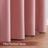 MIULEE Blush Pink Velvet Curtains Thermal Insulated Blackout Curtain Drapes