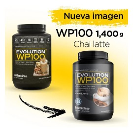 Evolution Wp100 - Bote Chai Latte De 1400 G - 0 Carbs Y 0 Grasas