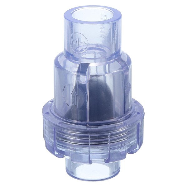 uxcell UPVC Check Valve, 20mm ID Single Union Check Valve