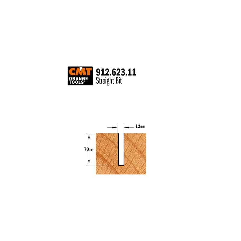 CMT ORANGE TOOLS 912.623.11 – Groove Cutter HM Z2+1 S=12