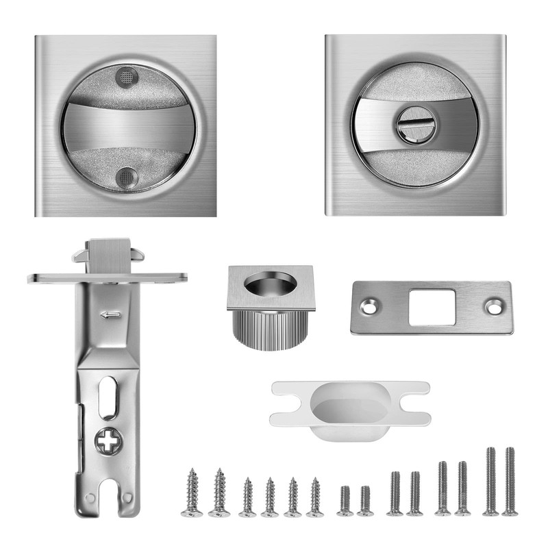 Lipshome Pocket Door Lock, Pocket Door Lock with Key, Pocket