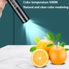 ALONEFIRE P32 Pen Flashlight Bright White+Yellow Dual Light Source USB