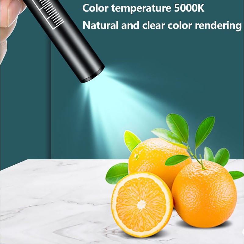ALONEFIRE P32 Pen Flashlight Bright White+Yellow Dual Light Source USB