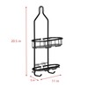 Utopia Alley Rustproof Aluminum Shower Caddy for Shower Heads, Tall