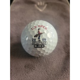 Titleist 2009 US Open at Bethpage Black logo golf ball - Lucas Glover Wins