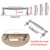 JUXYES Pack of 2 Crystal Cabinet Handles Pulls, Chrome Silver