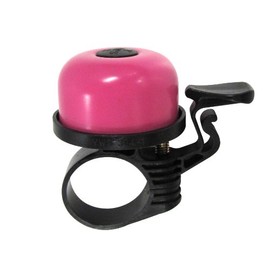 40256 Bicycle Bell Spring Bell Fixed Type for 0.9 inch (22 mm) Pink