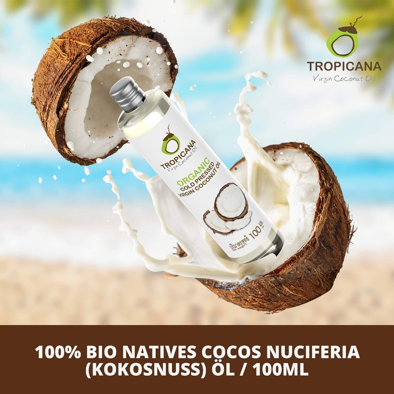 Tropicana Virgin Coconut Oil 100% Organic Cold-Pressed Virgin Coconut Oil