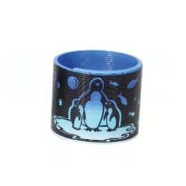 WARM FUZZY Toys Penguin Magic Spring - Plastic Coil Fidget Toy - Novelty Plastic Spring Toy - Kids Toy for Girls & Boys - Prizes for Goodie Bags, Prize Box Animal Party Favors & PTA Carnival